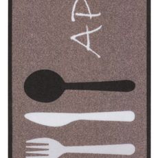 Hanse Home Collection koberce Behúň Cook & Clean 105724 Brown White - 50x150 cm