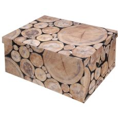 Úložný box s vekom Wood, guliače