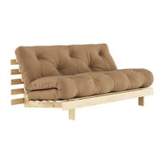 Hnedá rozkladacia pohovka 160 cm Roots - Karup Design