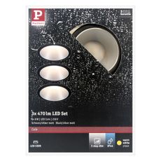 Paulmann 93408 - SADA 3xLED/6,5W IP44 Stmievateľné kúpeľňové svietidlo COLE 230V