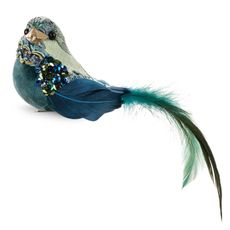 VIANOČNÁ DEKORÁCIA BIRD SADA 6KS 16 CM VIACFAREBNÁ