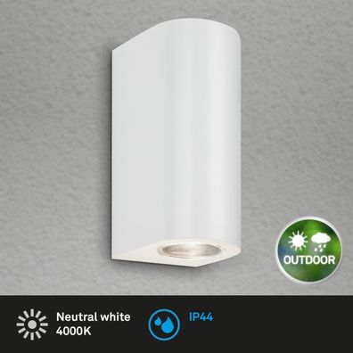 Briloner 3648-026- LED Vonkajšie nástenné svietidlo UP&amp;DOWN 2xGU10/4,7W/230V IP44