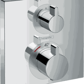 Sprchová batéria Hansgrohe Ecostat Square bez podomietkového telesa chróm 15712000