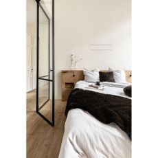 Čierna umelá kožušina Tiseco Home Studio Lambskin, 60 x 180 cm