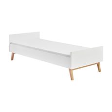 Biela detská posteľ Pinio Swing, 90 x 200 cm