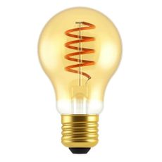 Rabalux Dekoratívna LED filament žiarovka s točeným vláknom, jantárová, E27, A60, 4W, 250lm, 2000K, 20000h.