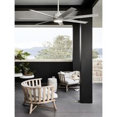 Lucci air 213182 - LED Stropný ventilátor ATLANTA 1xGX53/12W/230V biela + DO