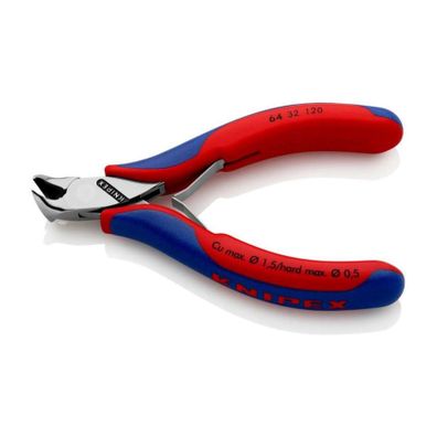 Frézy na elektroniku 120 mm Knipex 64 32 120 - leštená hlava, viaczložkové puzdrá