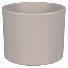Obal na kvetináč ZEUS PALETE keramický tmavobéžový matný 13 cm