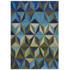 Flair Rugs koberce Kusový koberec Illusion Reverie Blue - 120x170 cm