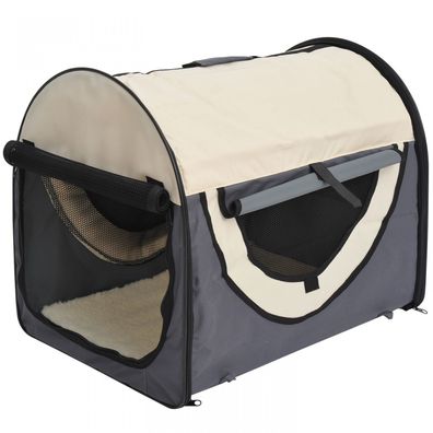 Prepravný box pre psov 46 x 36 x 41 cm | šedý