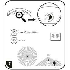 Ecolite Z1107/PIR-CR - LED Vonkajšie svietidlo so senzorom STYL LED/8W/230V IP44