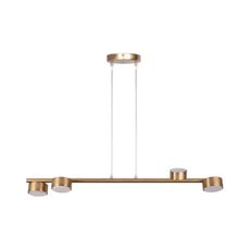 Luster na lanku PUNTO 4xGX53/12W/230V zlatá
