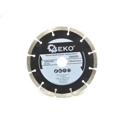 Diamantový kotúč GEKO, 150mm x 22,2mm