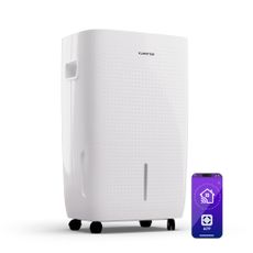 Klarstein DryFy Pro Connect Smart, Odvlhčovač vzduchu, WiFi, Kompresný, 60l/24h, 45-65m²