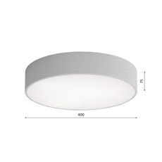 LED Stropné svietidlo CLEO LED/43W/230V 3000K pr. 40 cm šedá
