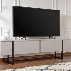 Elegantný televízny stolík Serenity 180 cm, šedo čierny