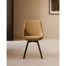 Horčicovožltá otočná stolička Kave Home Haston
