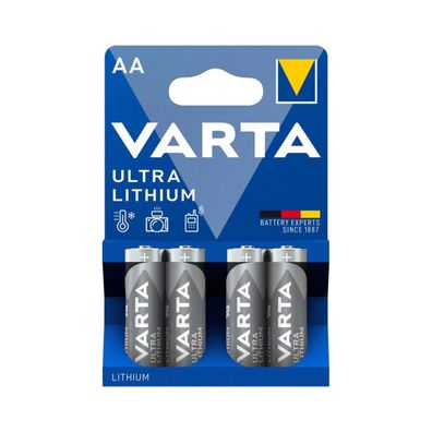 Varta 6106301404 - 4 ks Líthiová batéria ULTRA AA 1,5V