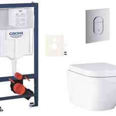 Závesný wc set do ľahkých stien / predstenová montáž Grohe Euro Ceramic SIKOGRSEUA