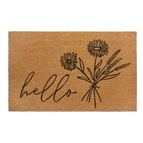 Rohožka z kokosového vlákna 75x45 cm Hello & Flowers - Hanse Home