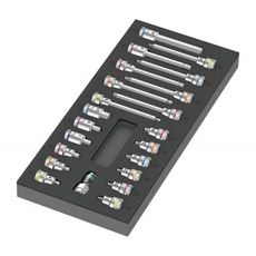 Wera 150113 Zyklop B 3/8" bit typ 9723 v penovej vložke Set 1 (sada 22 dielov)