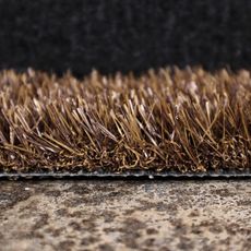 Europe Grass Metrážna umelá tráva PartyGrass Brown - Vyrezať kruh cm