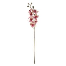 Umelá kvetina Orchidea svetloružová, 10 x 10 x 63 cm