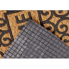 Hanse Home , Rohožka Mix Mats Cocos 105557 - na von aj na doma, 45x75 půlkruh, hnedá, chodba / predsieň