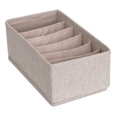 Béžový organizér do zásuvky s priehradkami Bigso Box of Sweden Drawer, 16,5 x 11 cm