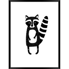 Detský plagát Styler Modernpik Racoon, 40 x 30 cm
