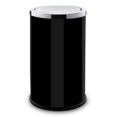 Vnútorný odpadkový kôš 18 L, s výkyvným vekom, lakovaný čierny