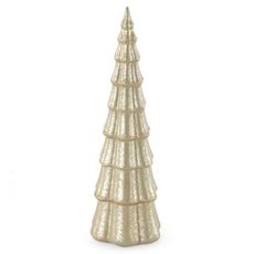 DEKORAČNÁ SOŠKA TREE 11X37 CM ŠAMPANSKÁ