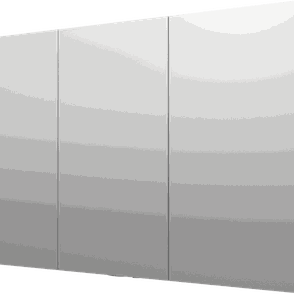 Zrkadlová skrinka Naturel 120x72 cm lamino šedostrieborná GALCA1120