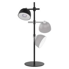 LED Stmievateľná nabíjacia stolná lampa magnetická 4v1 LED/4,2W/3,7V 4000K čierna