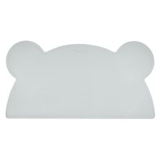 Svetlomodré silikónové prestieranie Kindsgut Bear, 48 x 25 cm