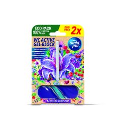 Ambipur WC Active gél-blok divoký ibištek 2x 45 g
