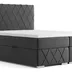 Posteľ Boxspring Royal bez úložného priestoru, 200x180, Sivá - (Mono 247)