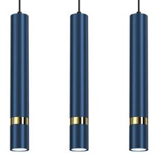 Brilagi - Luster na lanku POKER 3xGU10/25W/230V modrá