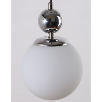 Závesné svietidlo v striebornej farbe so skleneným tienidlom ø 15 cm Marble – Squid Lighting