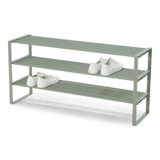 Zeleno-sivý kovový stojan na topánky Rex – Spinder Design