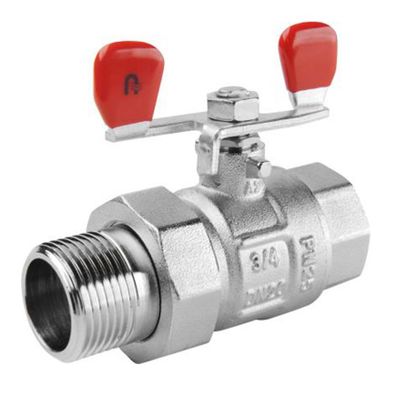 Guľový Ventil MF s motýlikom 3/4", skrutkové spojenie