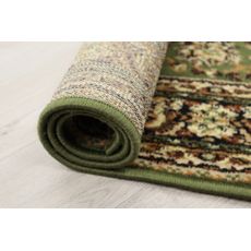 Weltom , Behúň na mieru Samira New 12003-023 green, šíre 120 cm, zelená, chodba / predsieň