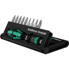 Wera 135942 Kraftform Kompakt 12 tvrdých bitov s držiakom 813 R (sada 10 kusov)