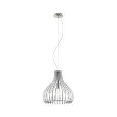 Eglo 61915 - Luster na lanku TINDORI 1xE27/60W/230V pr. 38 cm biela