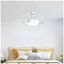 Aigostar - LED Stmievateľný stropný ventilátor LED/36W/230V 2700-6500K + DO biela