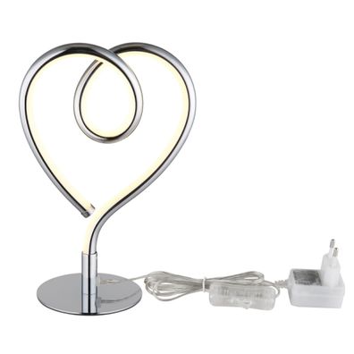 Globo 28054C - LED Stolná lampa AMORE LED/6W/230V lesklý chróm