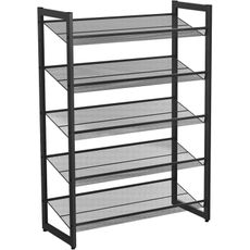 Boxxx REGÁL NA TOPÁNKY, čierna, 74/104/30.7 cm
