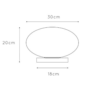 ONLI - Stolná lampa JANET 1xE27/6W/230V pr. 30 cm