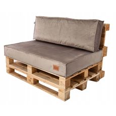 Golden Garden Paletové sedenie GG18 podsedák a vankúš 120cm x 80cm x 15cm capuccino